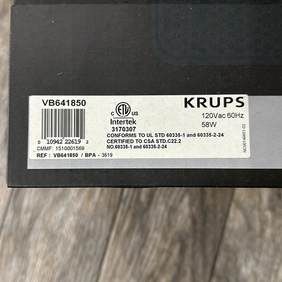 Krups Sub Compact New In Box - Picture 3 of 4
